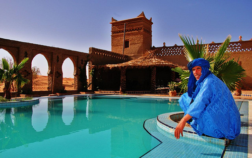 Auberge Café du Sud, Hotel no Deserto do Saara, Marrocos