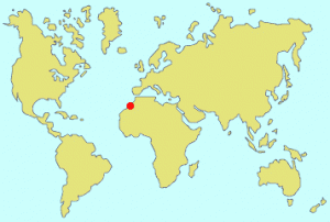 Localização Geográfica de Marrocos
