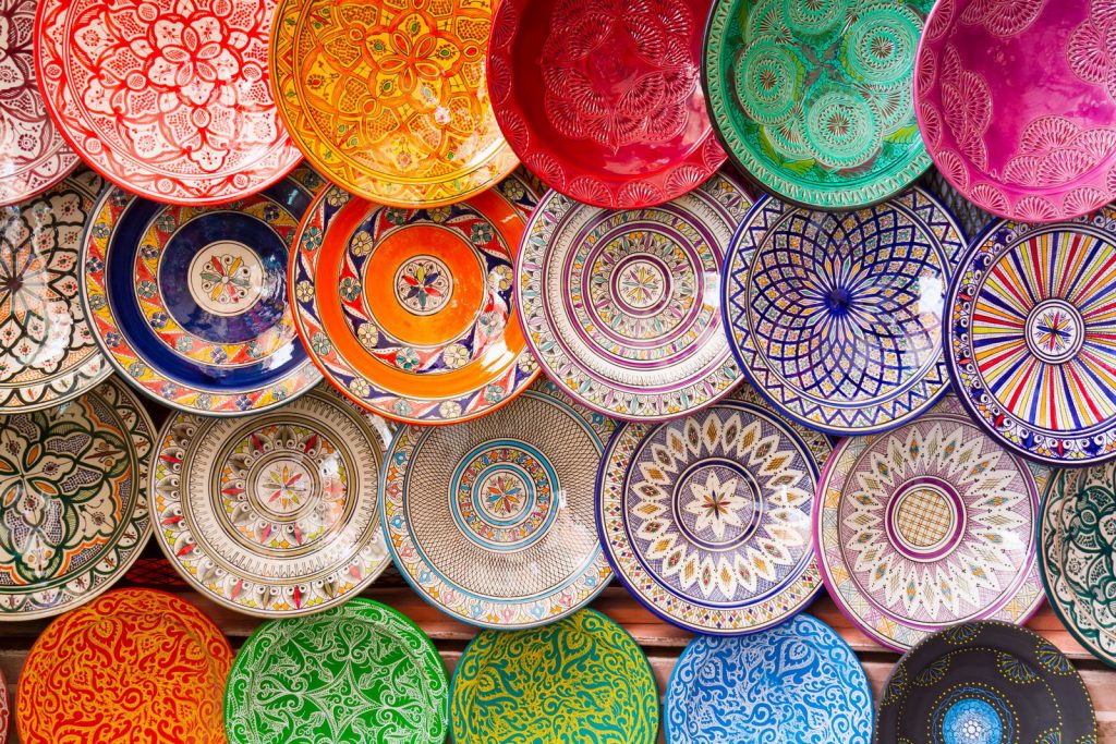 O artesanato marroquino