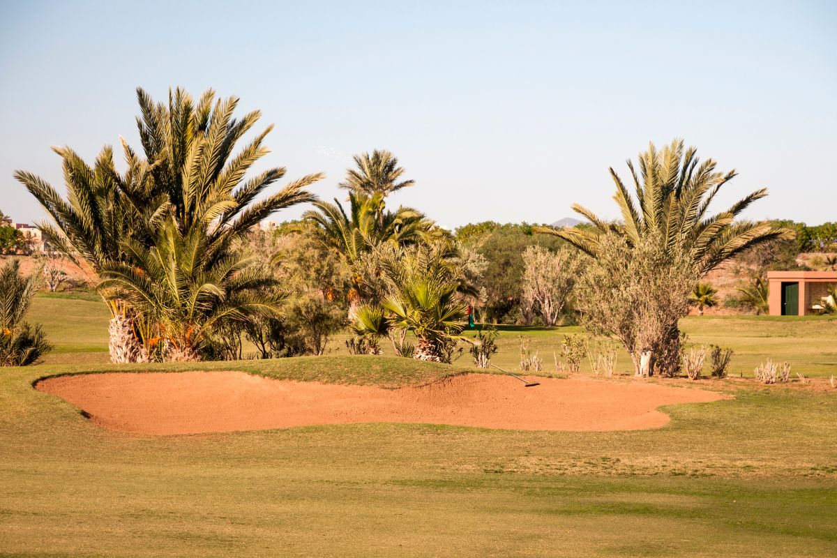 Campo de golfe em Marrocos