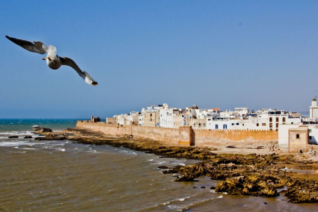 Cidade de Essaouira em Marrocos