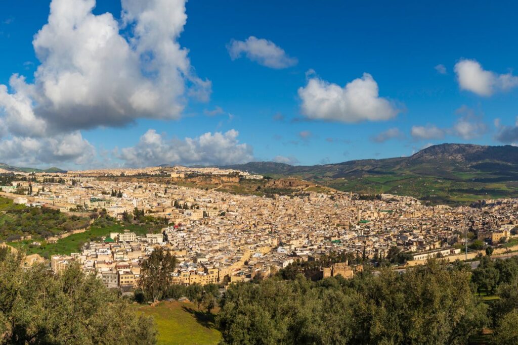 Cidade de Fez em Marrocos