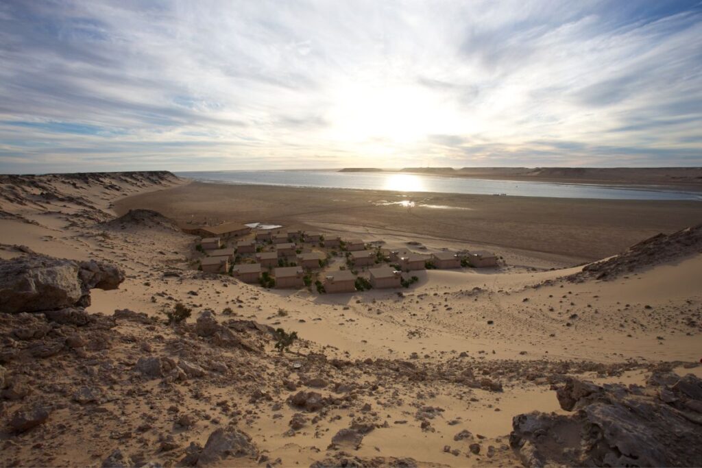 Deserto de Dakhla em Marrocos