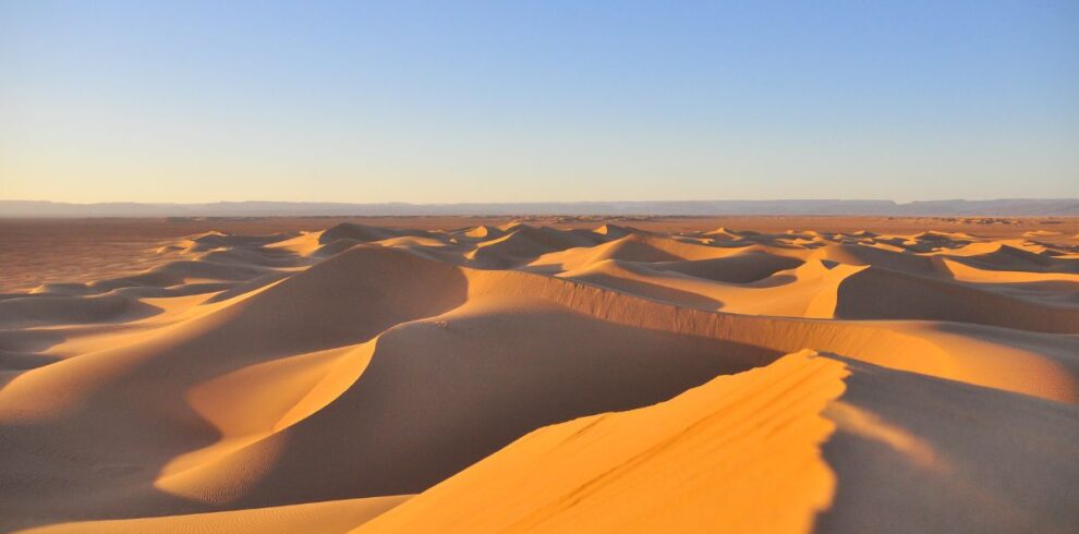 Dunas de Erg Chebbi em Marrocos