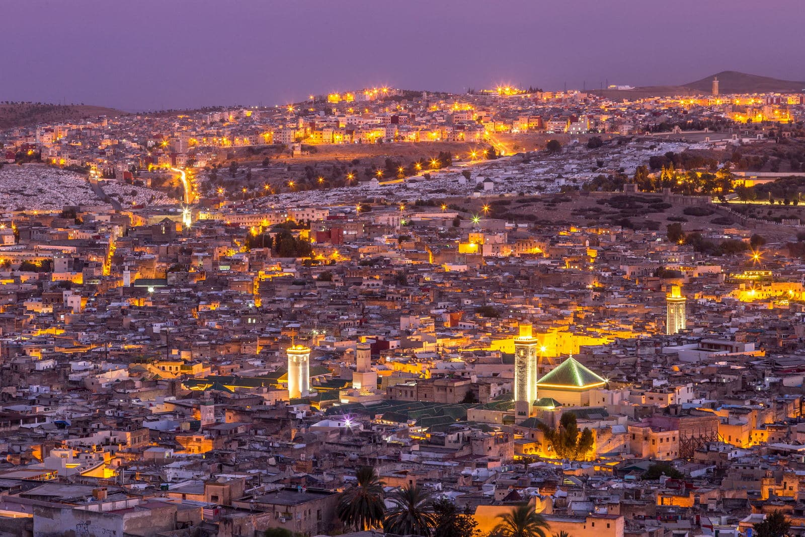 Cidade de Fez em Marrocos