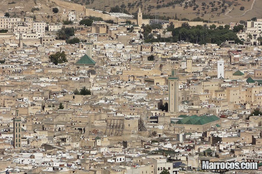 Medina de Fez em Marrocos