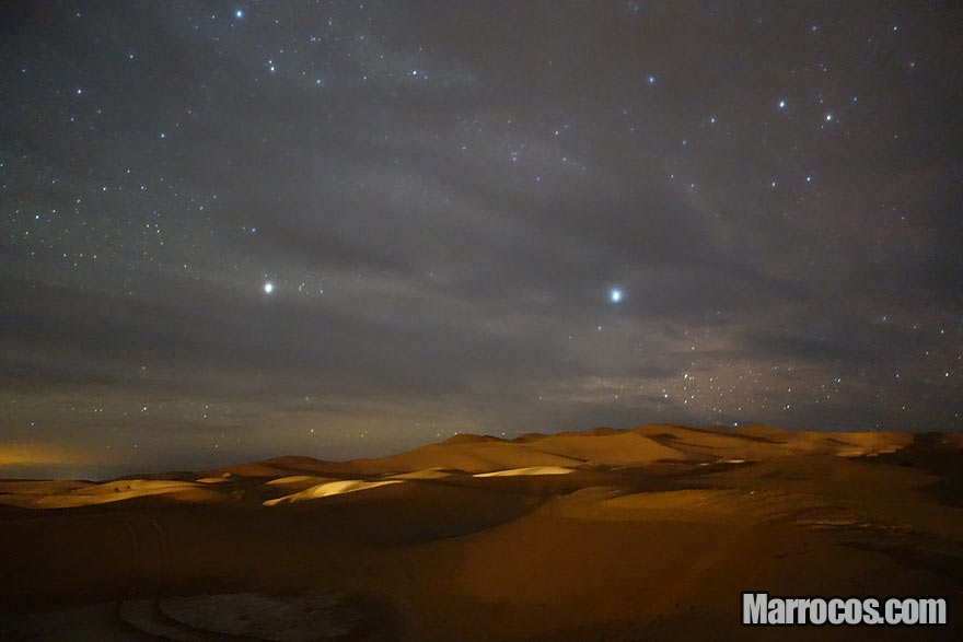 Noite no Deserto do Saara
