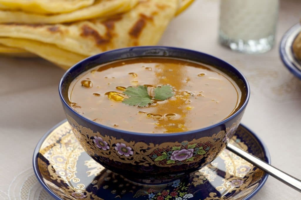 Receita de sopa marroquina de lentilhas