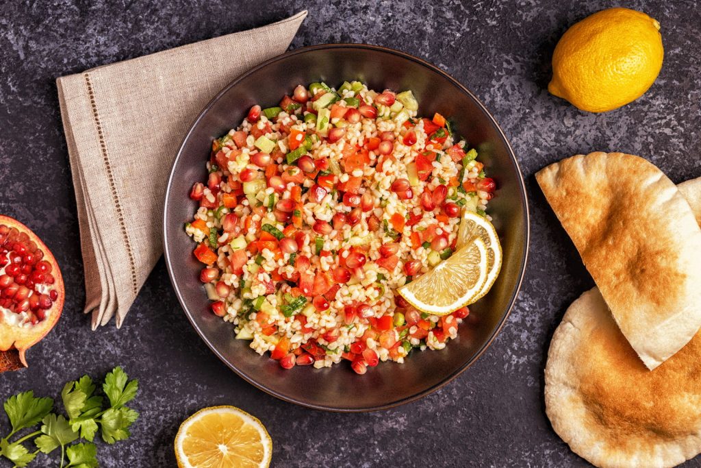 Salada de cuscuz marroquino