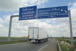 Auto-estrada em Marrocos