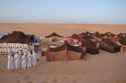 Acampamento no Deserto do Saara