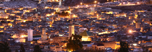 Cidade de Fez em Marrocos