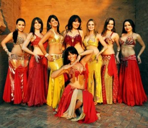 Grupo de dançarinas de Dança Oriental