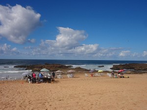 Praia de Oualidia em Marrocos