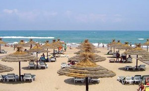 Praia de Saidia em Marrocos