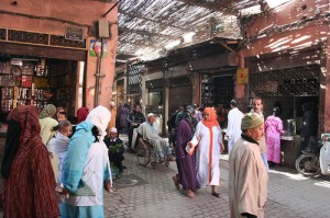 Roupa em Marrocos