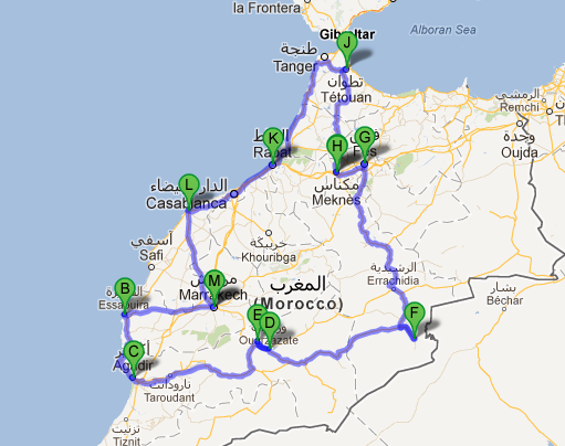 Viajar de Carro em Marrocos